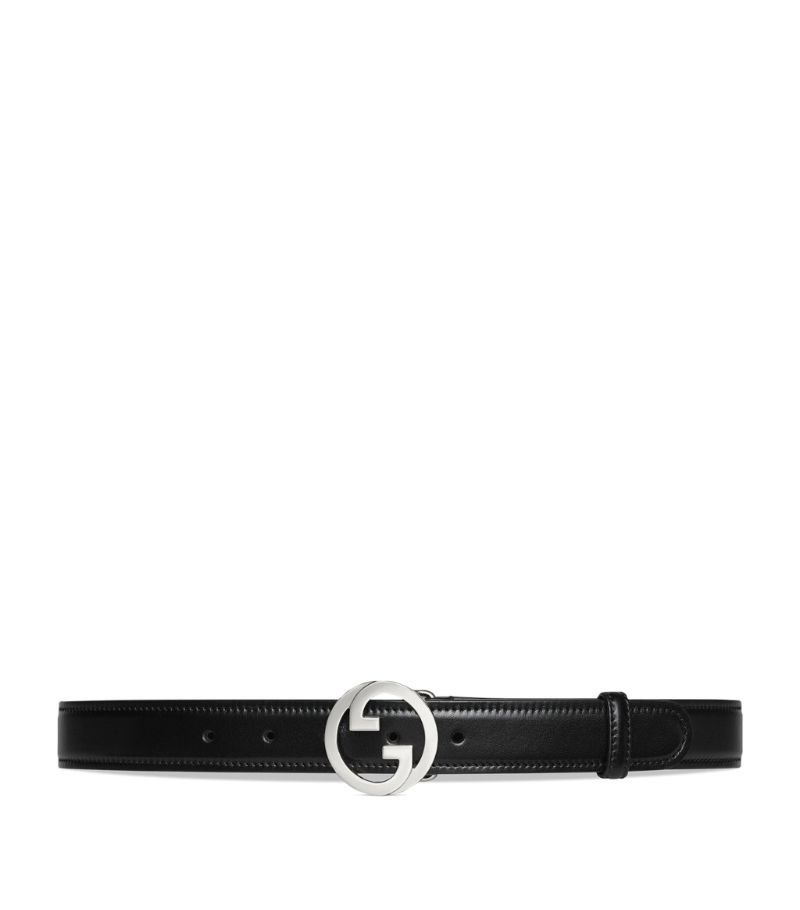 Gucci Gucci Leather Interlocking G Belt