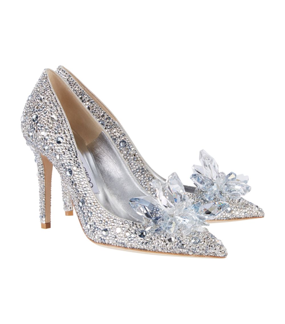 Jimmy Choo Jimmy Choo Avril 100 Crystal Pumps