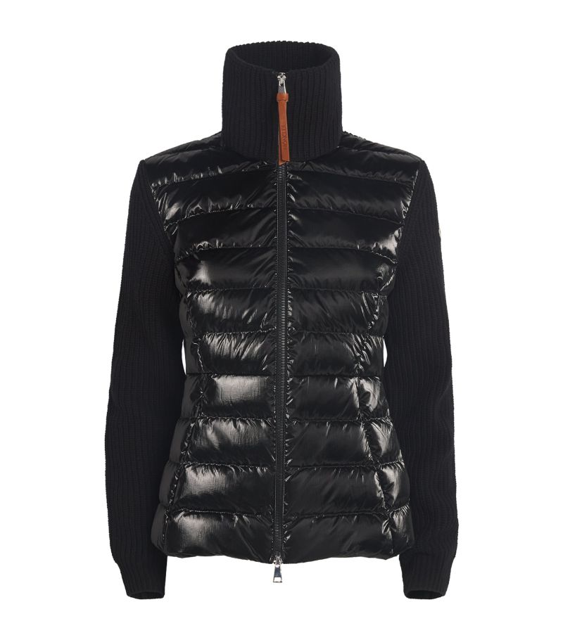 Moncler Moncler Virgin Wool Down Cardigan