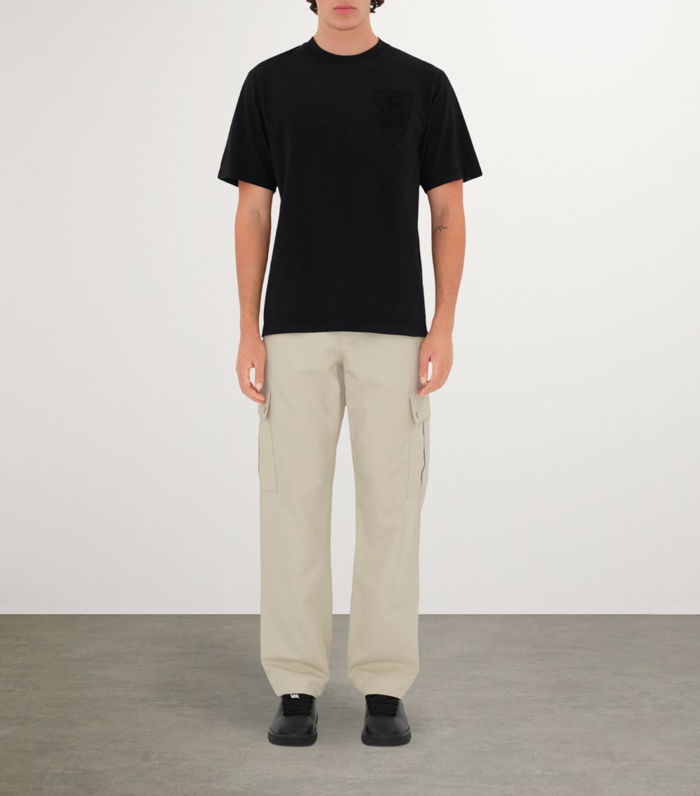 Burberry Burberry Cotton B-Shield T-Shirt