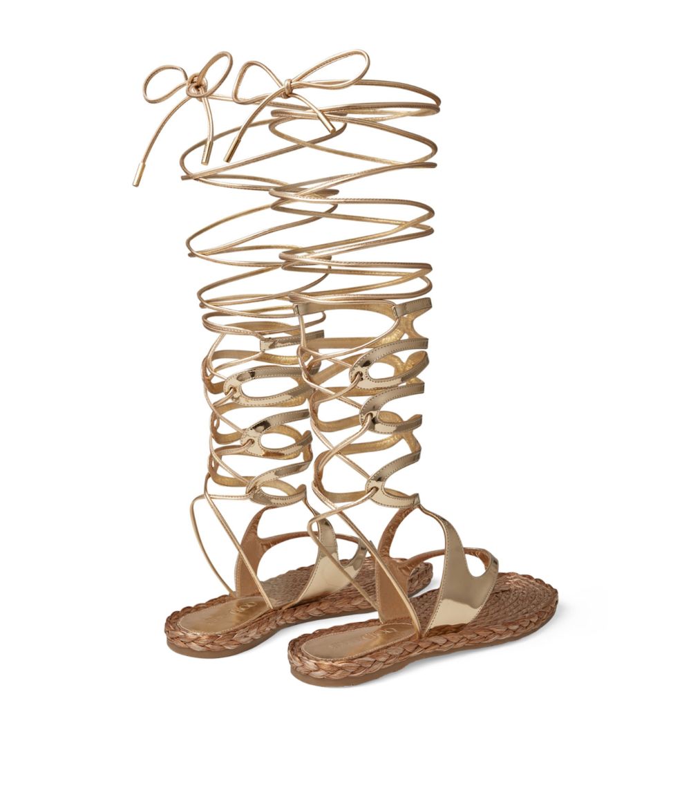 Jimmy Choo Jimmy Choo Agave Flat Leather Sandals