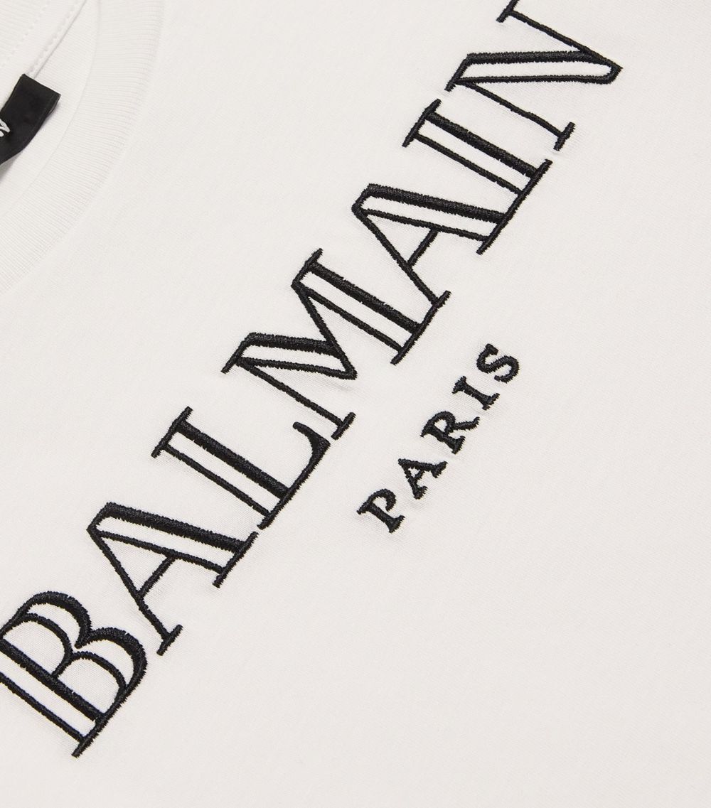 Balmain Balmain Kids Cotton Logo T-Shirt (4-14 Years)