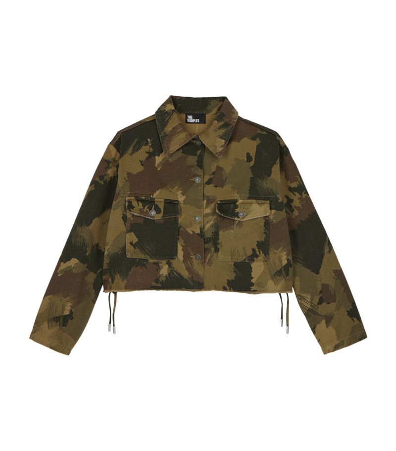 The Kooples The Kooples Camouflage Denim Jacket