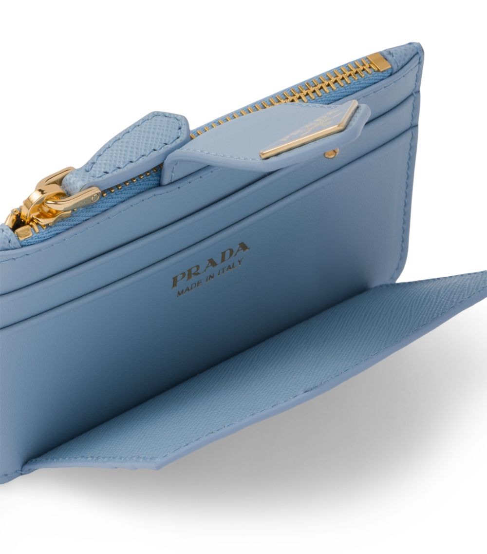 Prada Prada Saffiano Leather Bi-Fold Card Holder