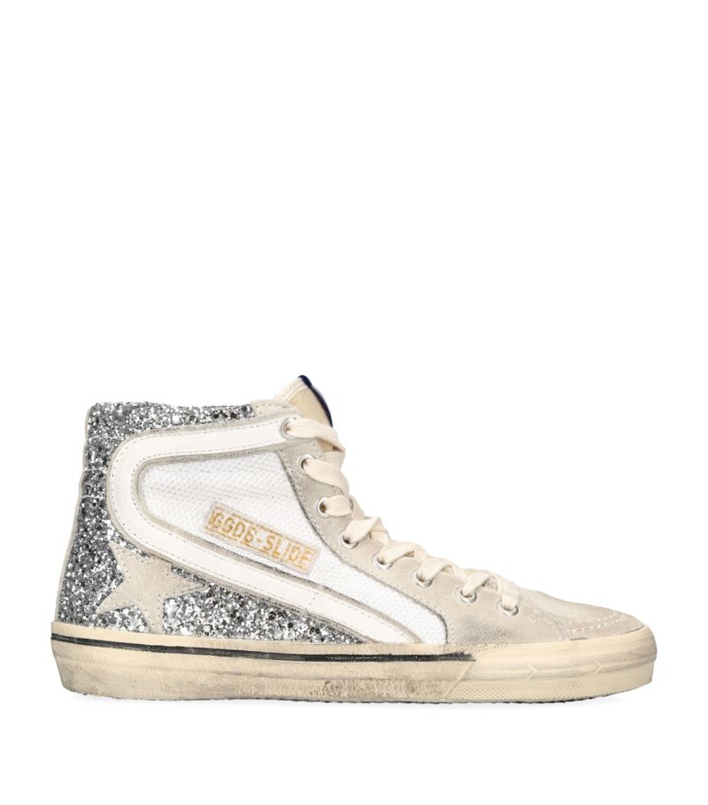 Golden Goose Golden Goose Slide Net High-Top Sneakers