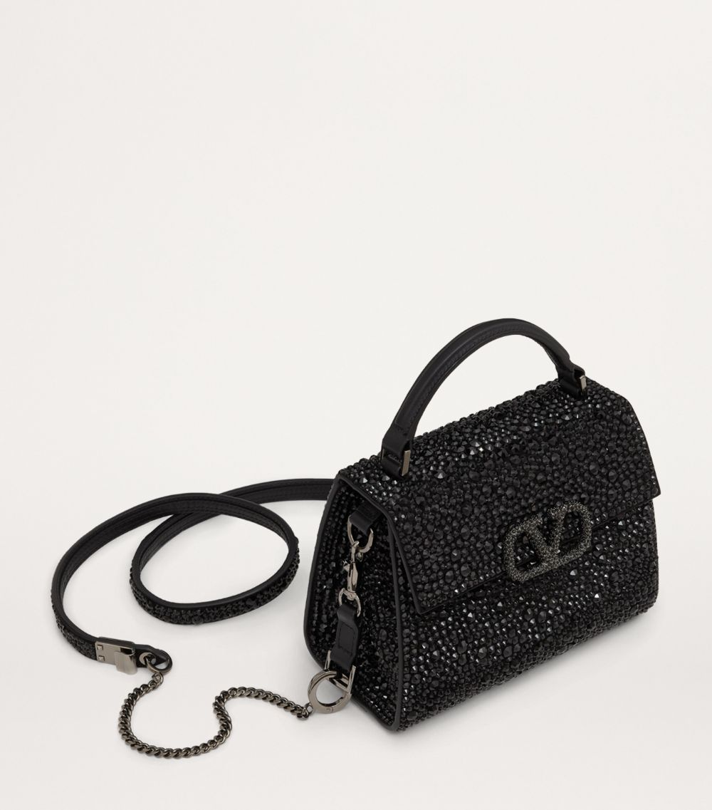 VALENTINO GARAVANI Valentino Garavani Mini Embellished Vsling Top-Handle Bag