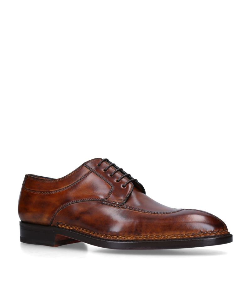 Bontoni Bontoni Leather Magnifico Apron Derby Shoes