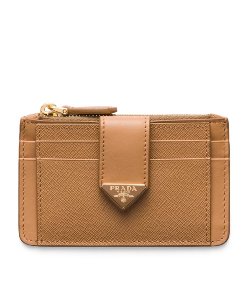 Prada Prada Saffiano Leather Bifold Card Holder