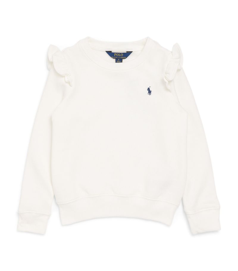 Ralph Lauren Kids Ralph Lauren Kids Ruffle-Trim Polo Pony Sweatshirt (2-7 Years)