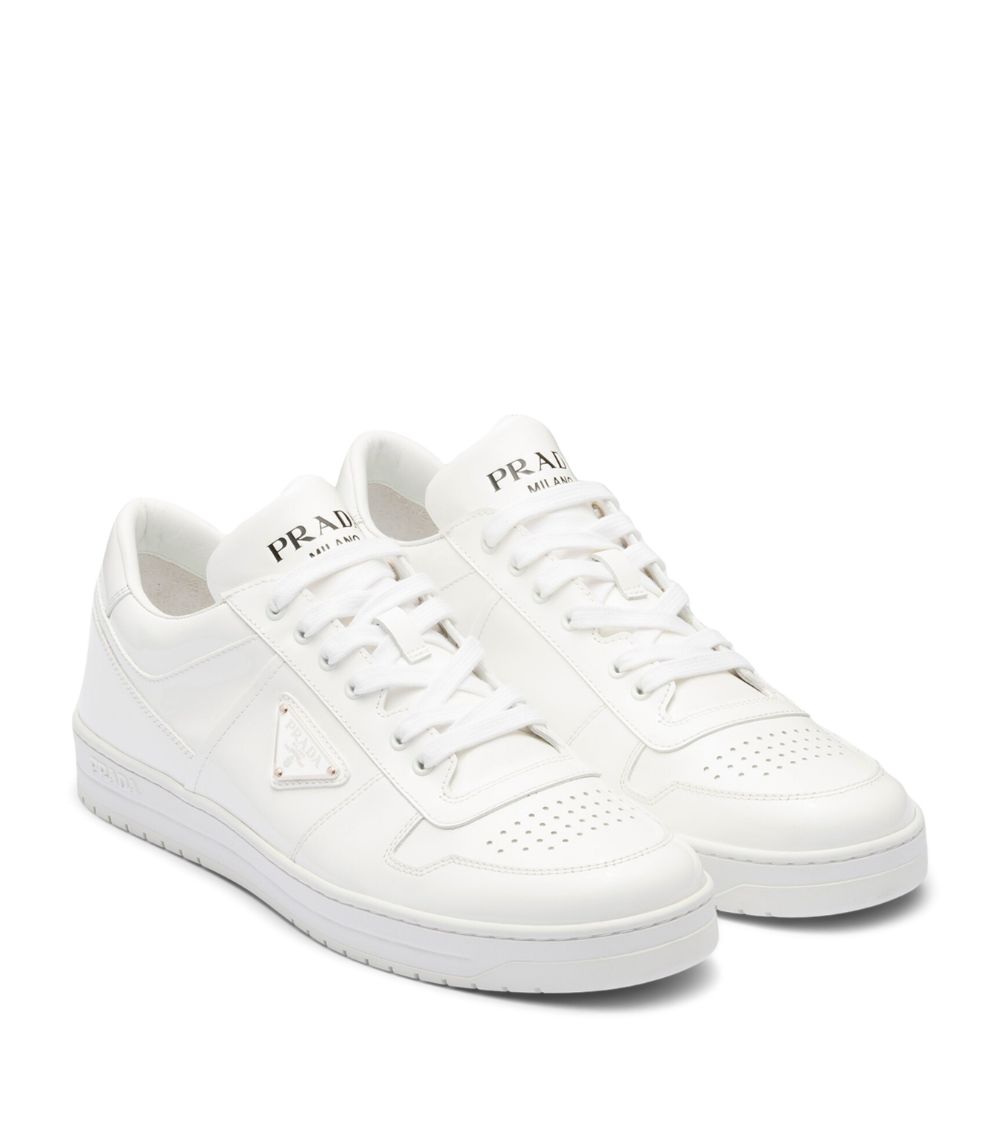 Prada Prada Leather Downtown Sneakers