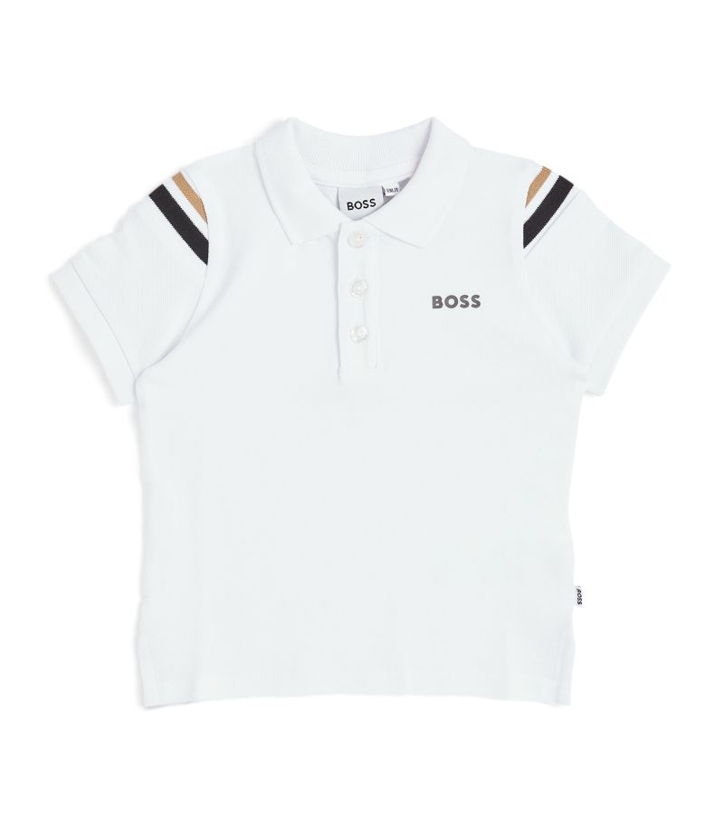 Boss Kidswear Boss Kidswear Logo Print Polo Shirt (6-18 Months)