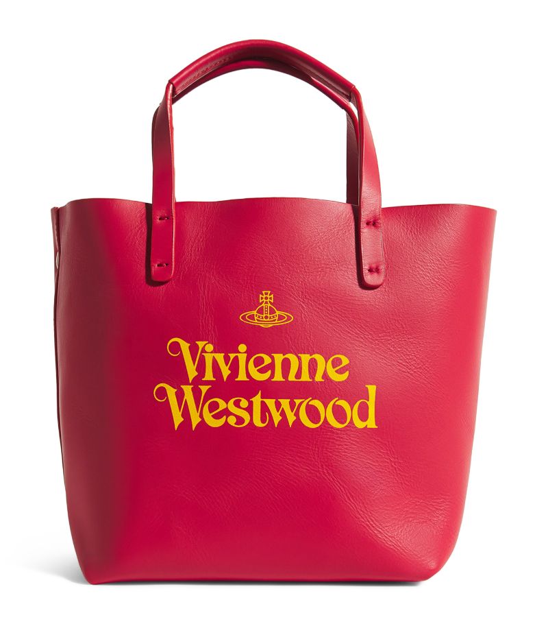 Vivienne Westwood Vivienne Westwood Small Leather Studio Shopper Bag