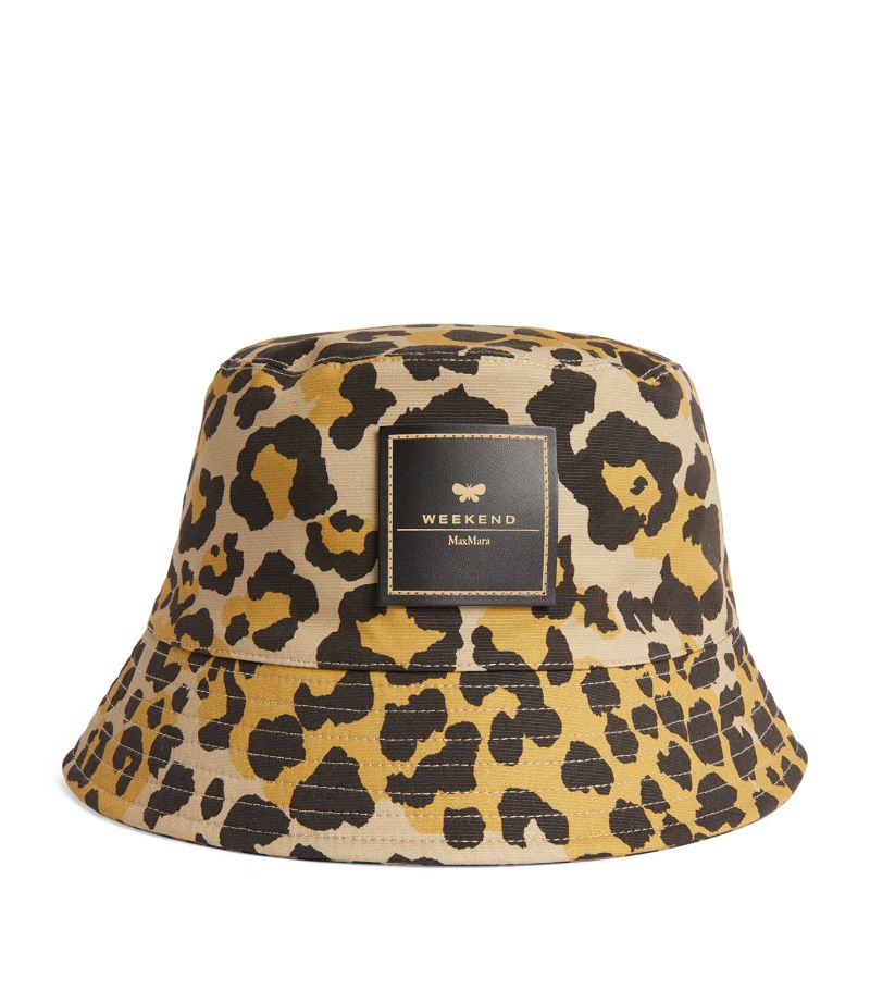 Weekend Max Mara Weekend Max Mara Leopard Print Bucket Hat