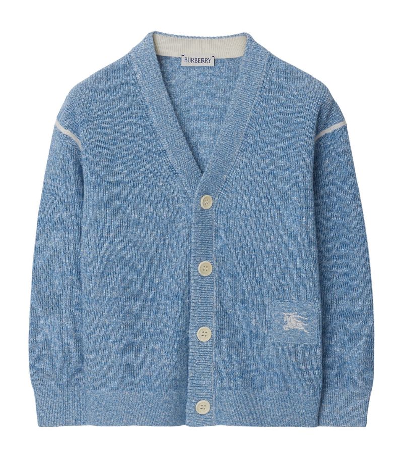 Burberry Burberry Kids Linen-Blend Ekd Cardigan (3-14 Years)