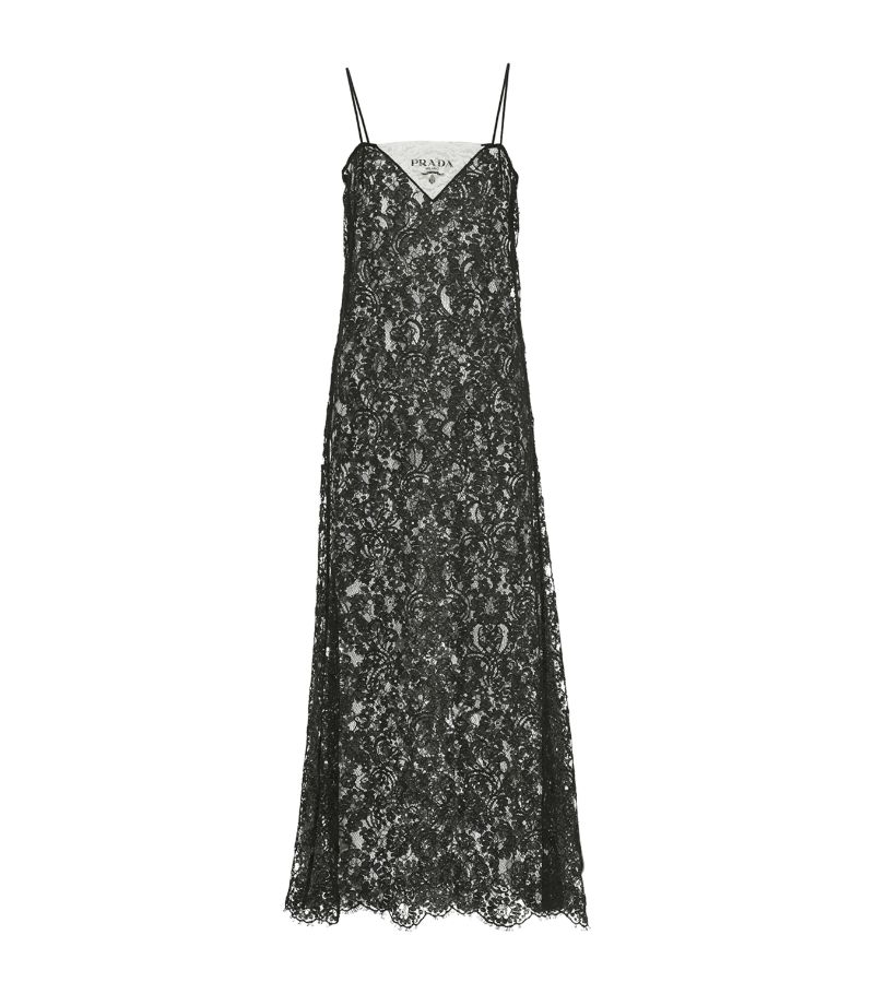 Prada Prada Lace Midi Dress