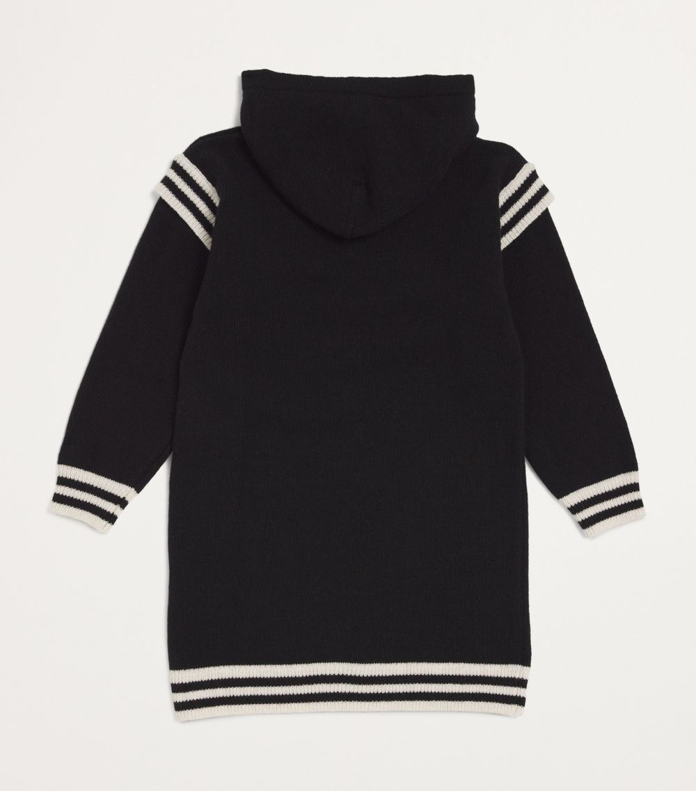 Balmain Balmain Kids Wool-Cashmere Logo Dress (6-14 Years)