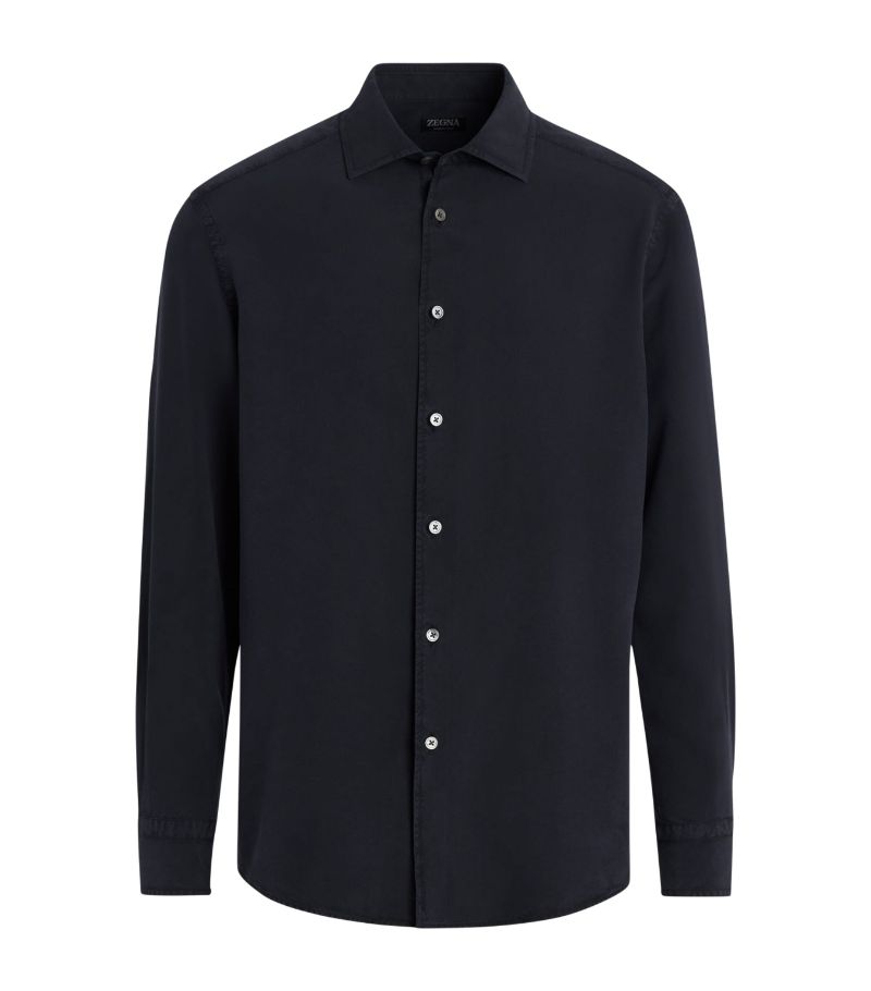 zegna Zegna Silk Garment-Dyed Shirt