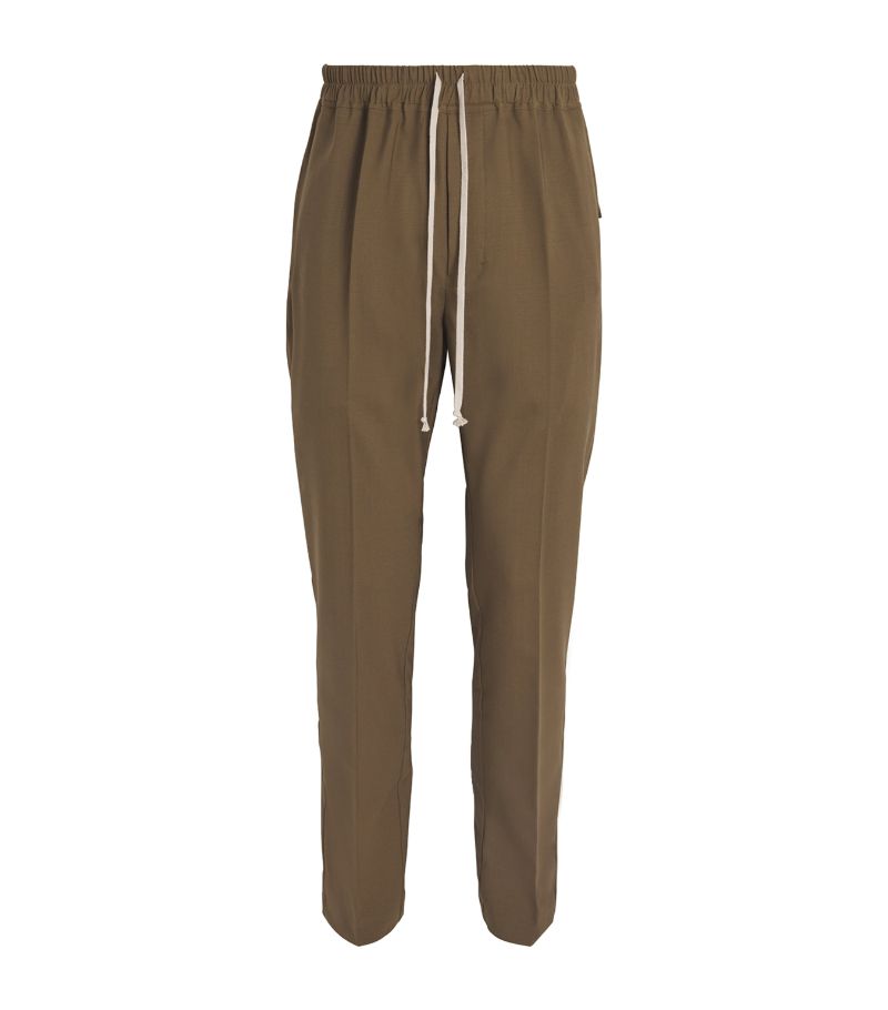 Rick Owens Rick Owens Virgin Wool Drawstring Trousers