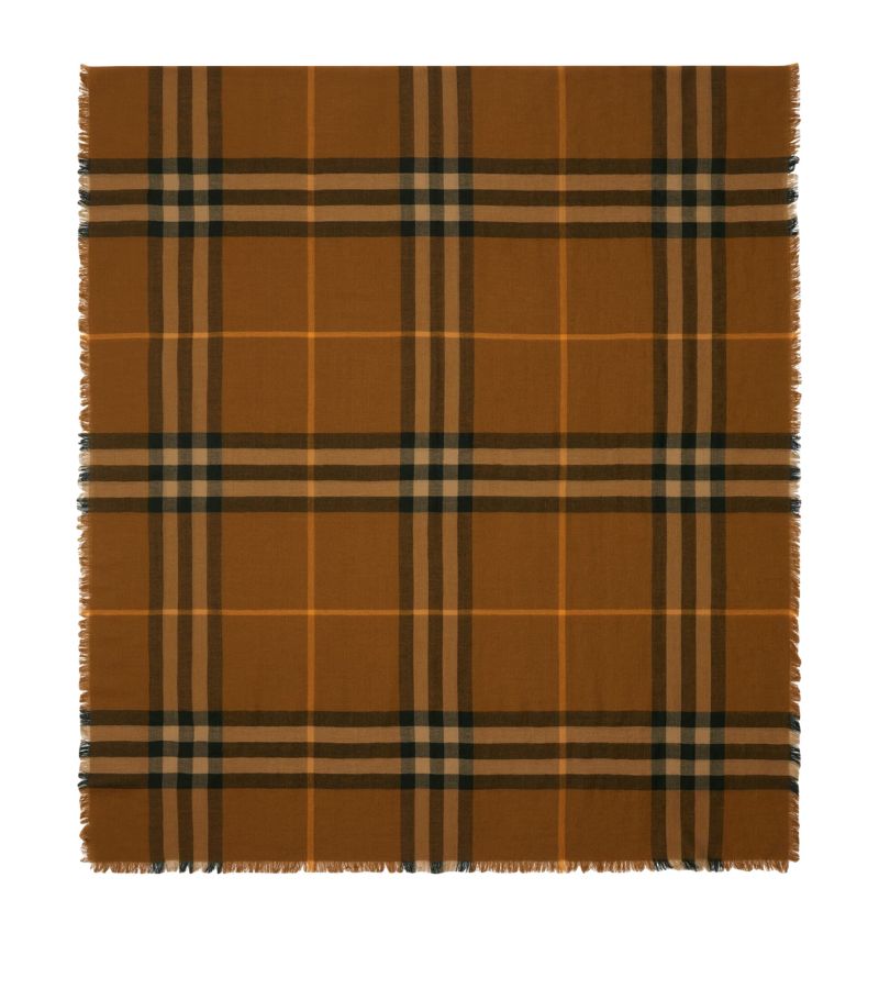 Burberry Burberry Wool Check Scarf