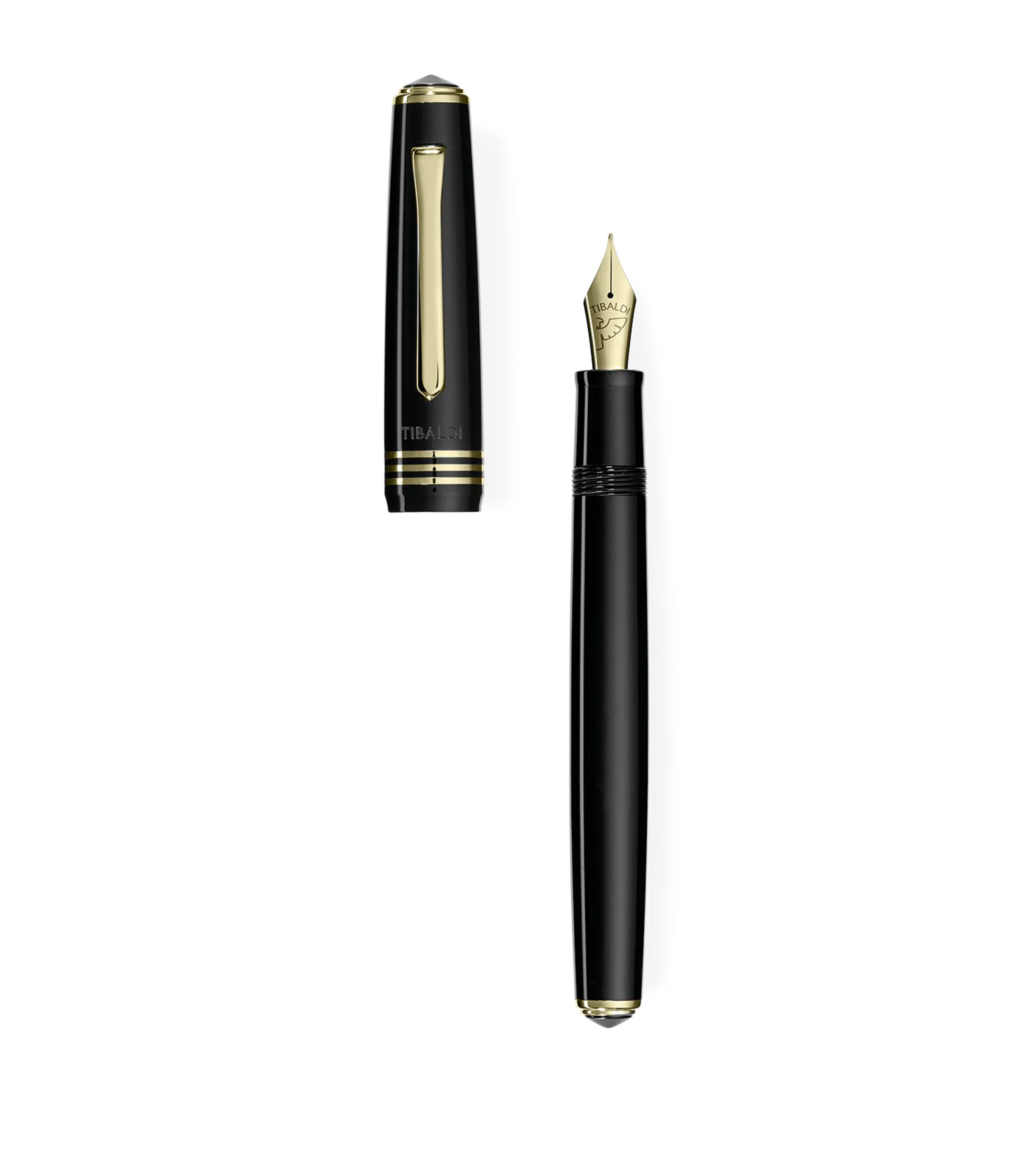 Tibaldi Tibaldi New Rich Black Fountain Pen