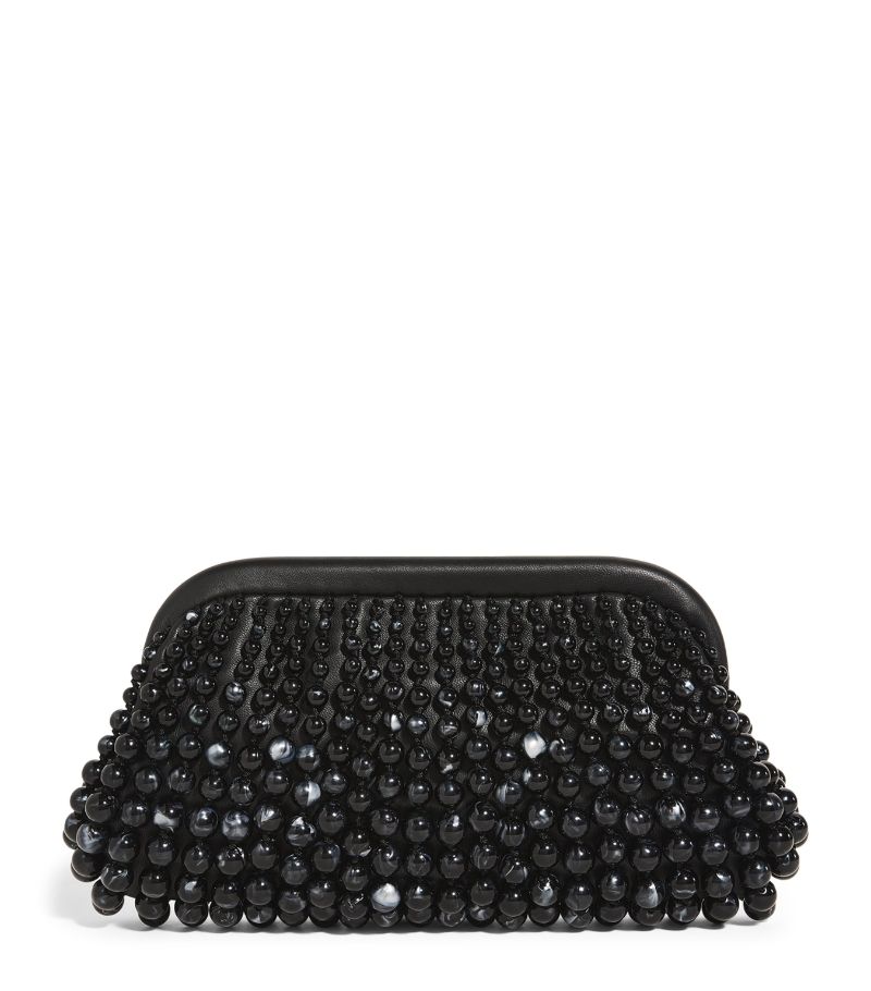 Cult Gaia Cult Gaia Leather Embellished Nia Clutch Bag