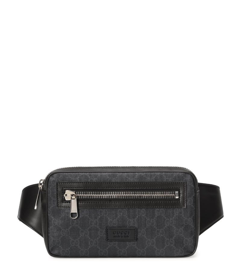 Gucci Gucci Leather Gg Supreme Belt Bag