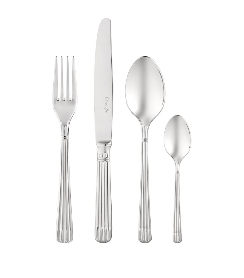 Christofle Christofle Osiris Stainless Steel 36-Piece Cutlery Set