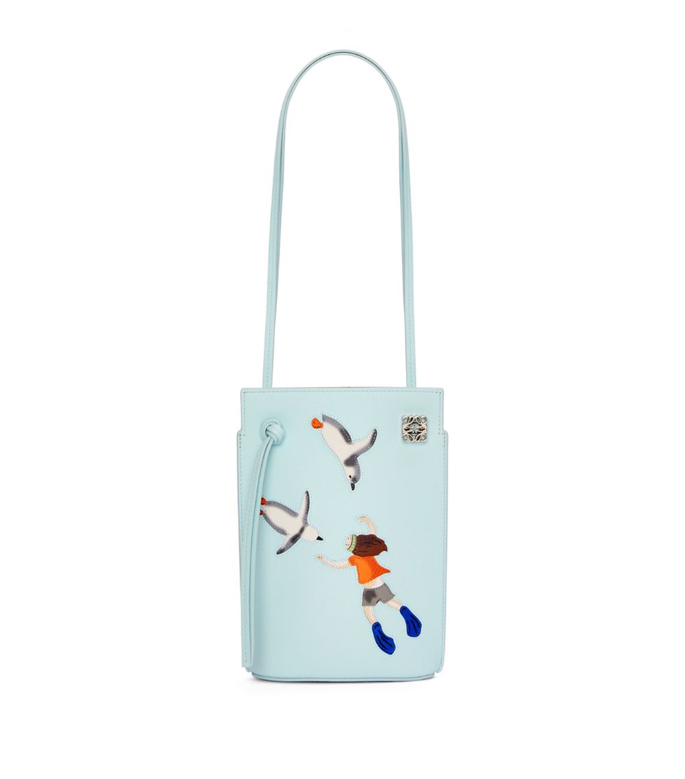 Loewe LOEWE x Suna Fujita Small Dice Pocket Penguin Cross-Body Bag