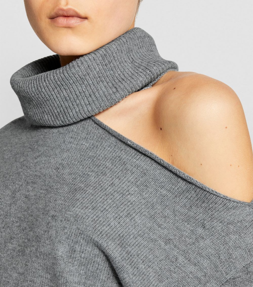 Paige Paige Raundi Open-Shoulder Sweater