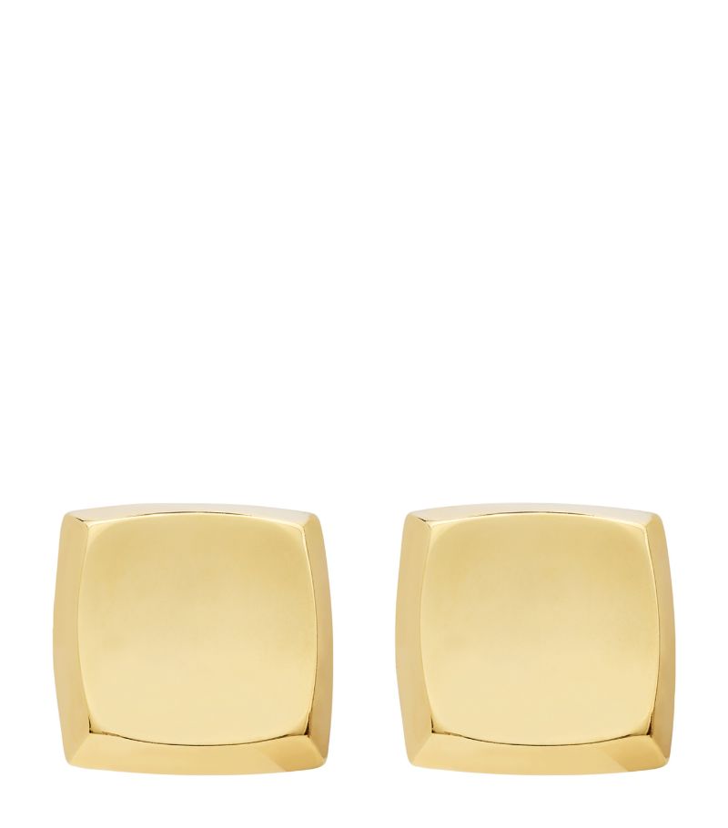 Saint Laurent Saint Laurent Curvy Square Clip-On Earrings