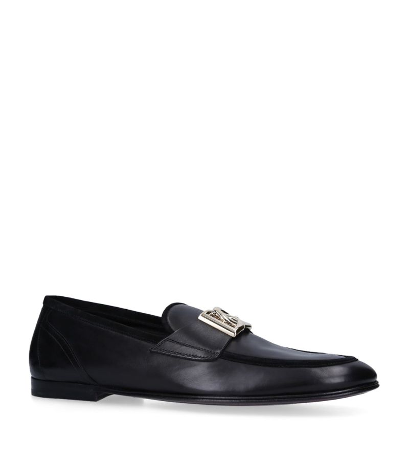 Dolce & Gabbana Dolce & Gabbana Leather Dg Loafers