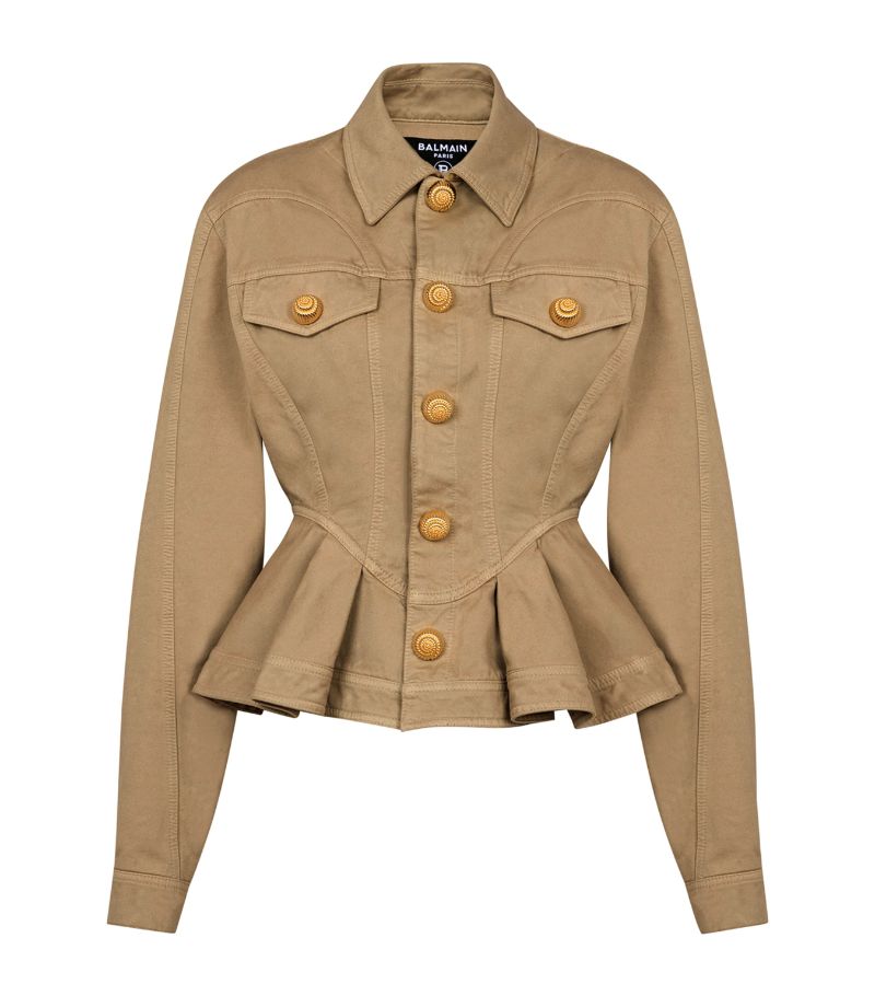 Balmain Balmain Cotton Button-Detail Jacket