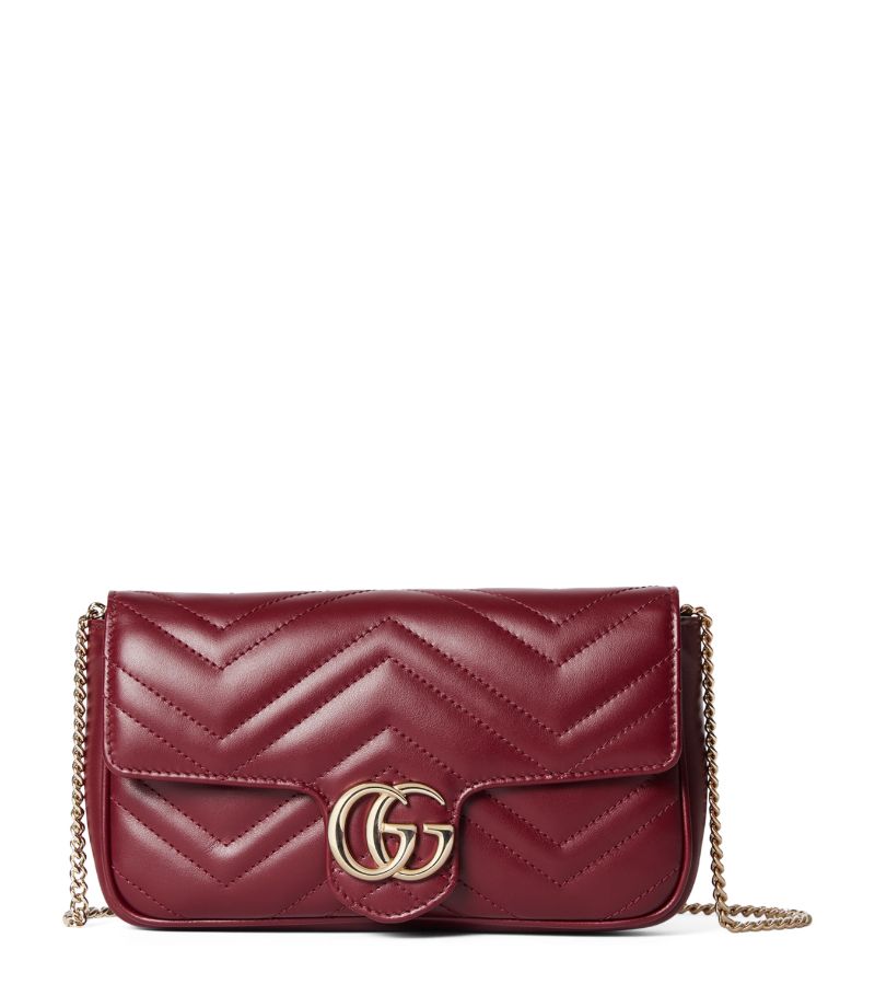 Gucci Gucci Mini Leather Gg Marmont Shoulder Bag