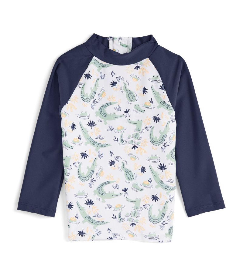 Carrément Beau Carrement Beau Crocodile Print T-Shirt (24-36 Months)