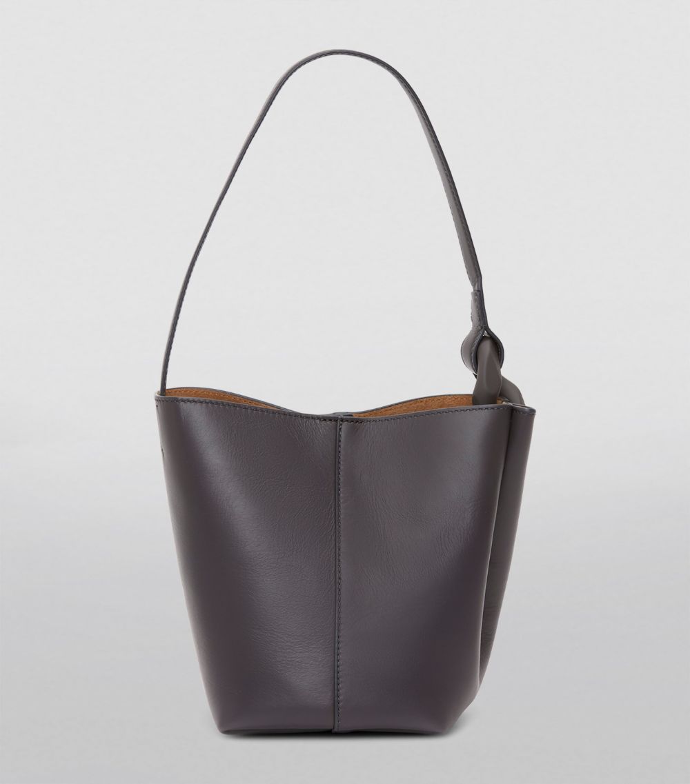 Jw Anderson Jw Anderson Leather Corner Bucket Tote Bag