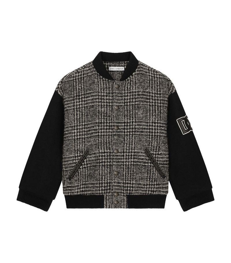 Dolce & Gabbana Dolce & Gabbana Kids Wool-Blend Bomber Jacket (8-12+ Years)