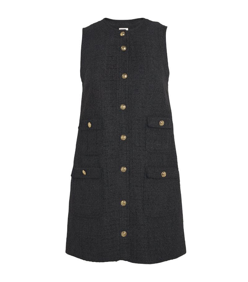  Sandro Tweed Mini Shift Dress