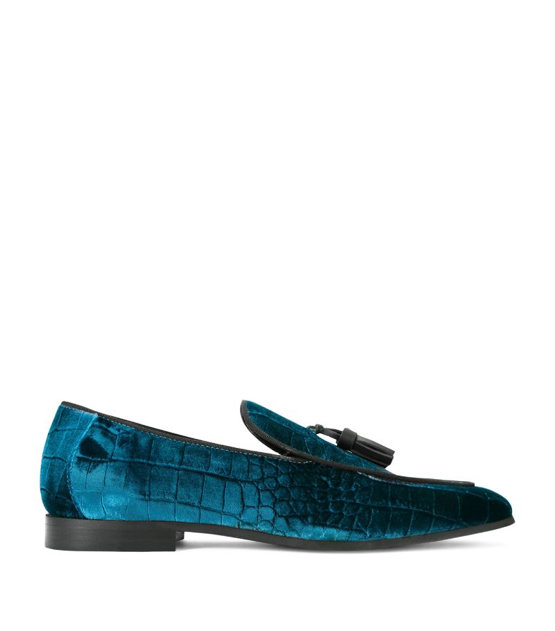 Kurt Geiger London Kurt Geiger London Velvet Quilted Henry Loafers