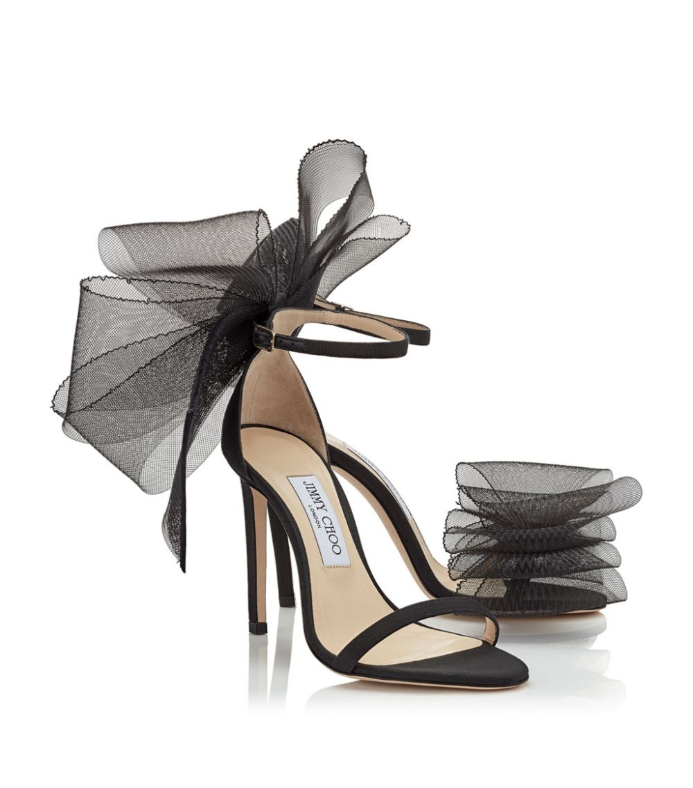 Jimmy Choo Jimmy Choo Aveline 100 Leather Sandals