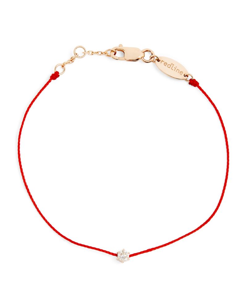 Redline Redline Rose Gold And Diamond Absolu Thread Bracelet