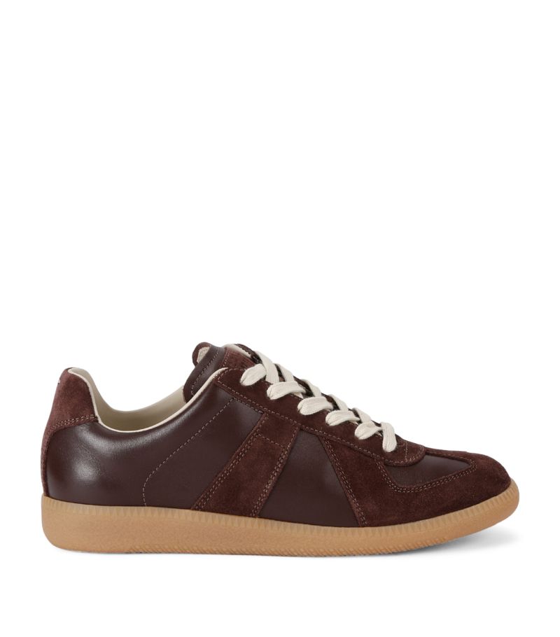 Maison Margiela Maison Margiela Leather-Suede Replica Sneakers