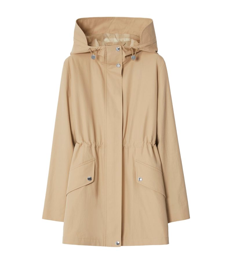 Burberry Burberry Tropical Gabardine Hooded Parka