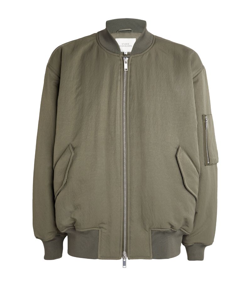 Studio Nicholson Studio Nicholson Zip-Up Bomber Jacket