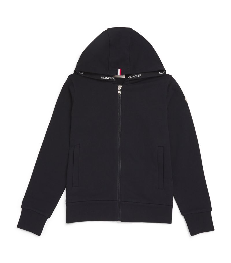 Moncler Enfant Moncler Enfant Cotton Logo Zip-Up Hoodie (12-14 Years)