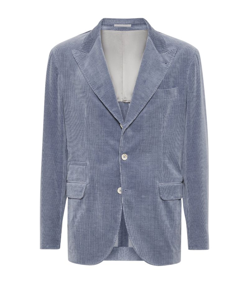 Brunello Cucinelli Brunello Cucinelli Cotton-Cashmere Corduroy Cavallo Blazer