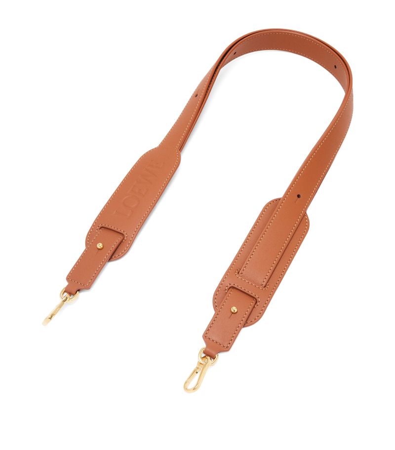 Loewe Loewe Leather Padded Logo Bag Strap