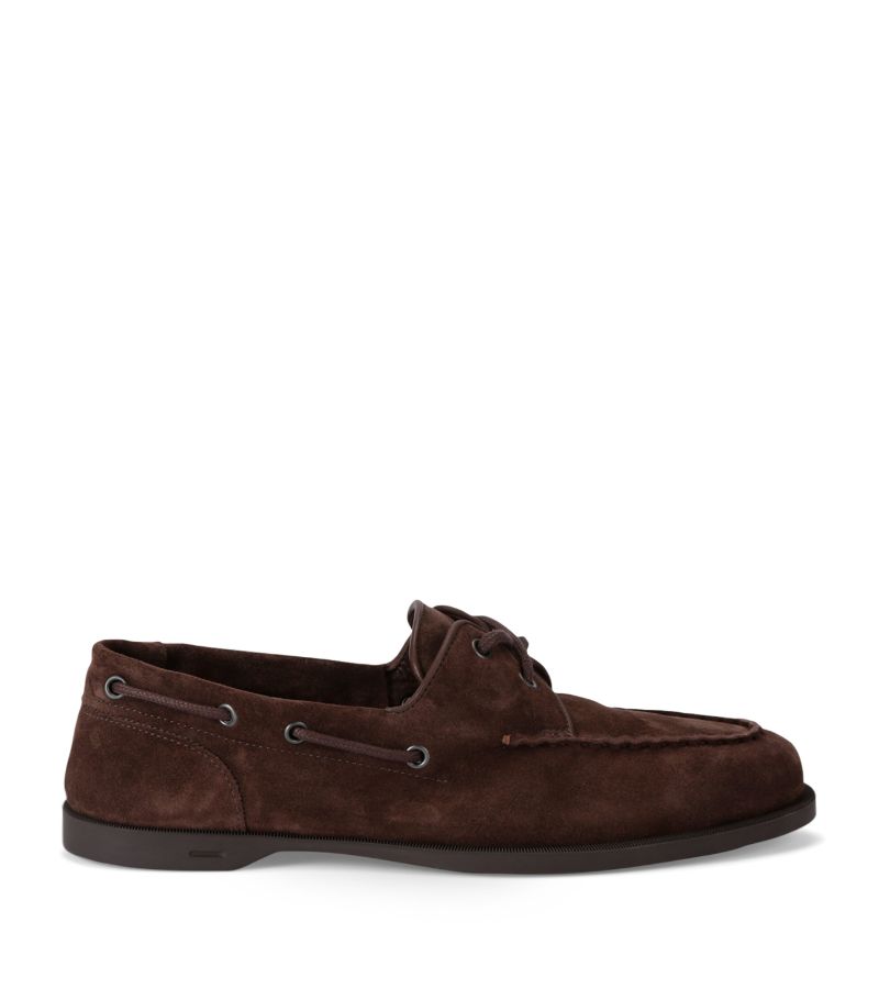 John Lobb John Lobb Leather Foil Boat Shoes