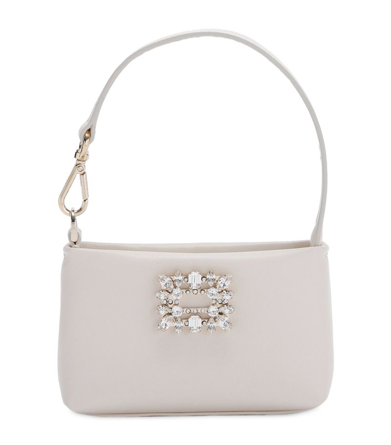 Roger Vivier Roger Vivier Leather Nightlily Shoulder Bag