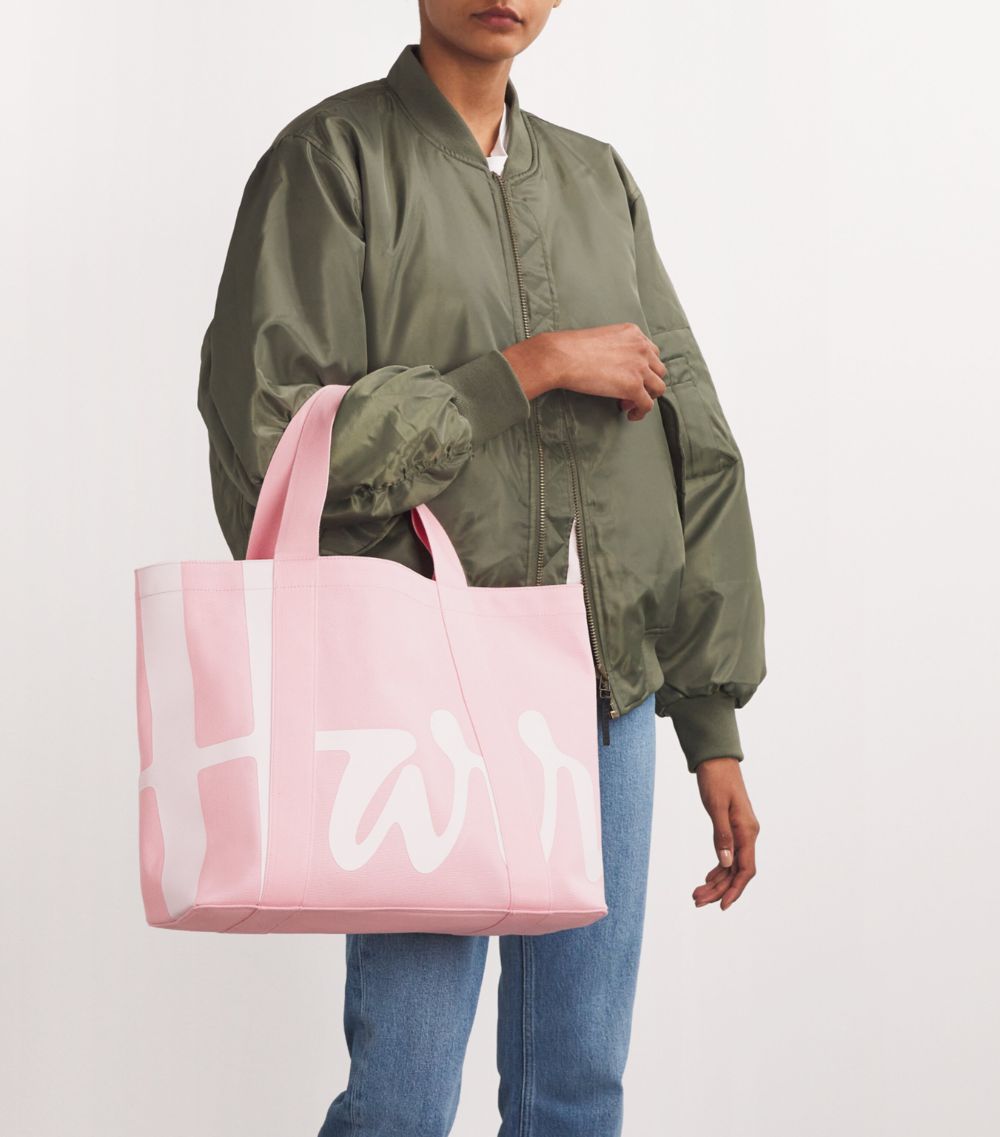 Harrods Harrods Medium Cotton Logo Tote Bag