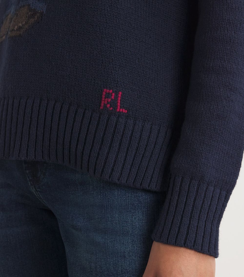 Polo Ralph Lauren Polo Ralph Lauren Cotton-Linen Polo Bear Sweater